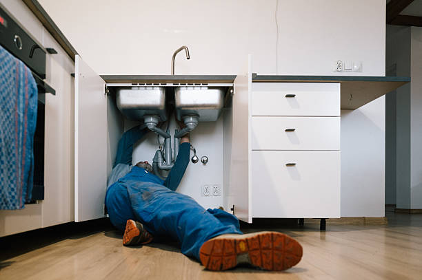 Professional Drain Cleaning technician working in Kernville, CA